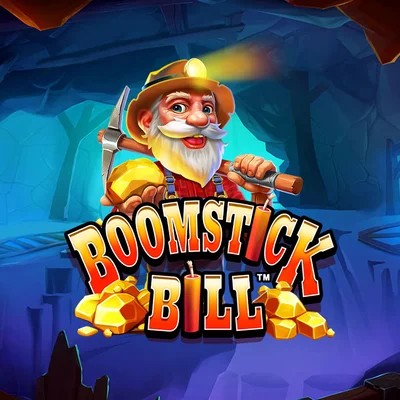 Boomstick Bill online game logo by High Limit Studio on knappehond.nl