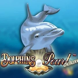 Dolphins Pearl Deluxe slot logo by Novomatic at Bof Casino