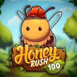 Honey Rush 100 slot visual from Play'n GO available on knappehond.nl