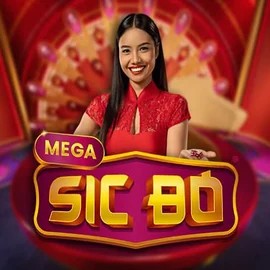 Mega Sic Bo online game logo by Pragmatic Play on knappehond.nl