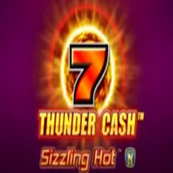Thunder Cash Sizzling Hot slot logo by Novomatic at Bof Casino